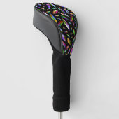 Verdeelde kleur golfheadcover (Schuin)