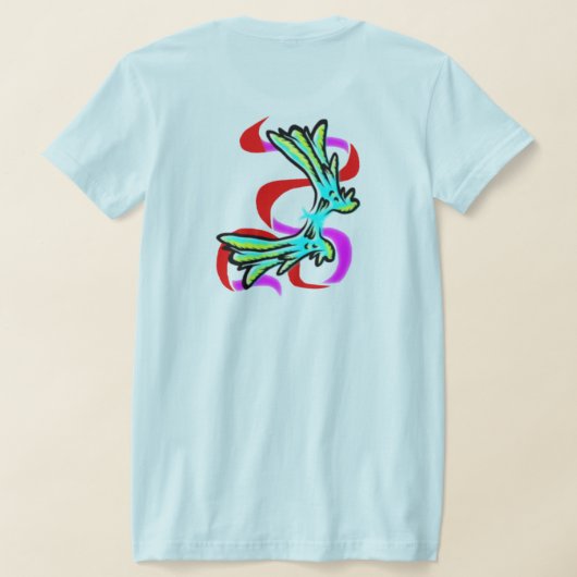 Verdeelde liefde t-shirt (Laag Achter)