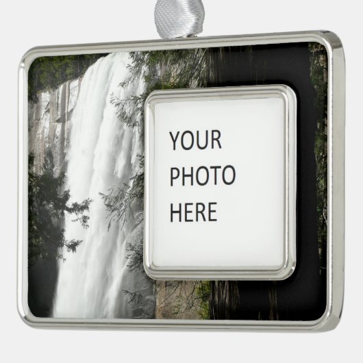 Verdefinitieve Herfsten III in het nationaal park  Verzilverd Omlijst Ornament (Links)