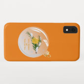 Verdekte kerstbijtak in bauble Case-Mate iPhone case (Achterkant (horizontaal))