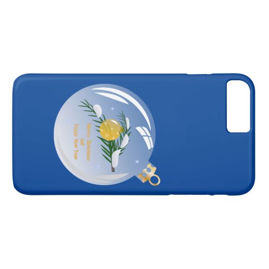 Verdekte kerstbijtak in bauble Case-Mate iPhone case (Achterkant (Horizontaal))