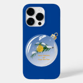 Verdekte kerstbijtak in bauble Case-Mate iPhone case (Achterkant)