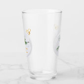 Verdekte kerstbijtak in bauble glas (Rechts)