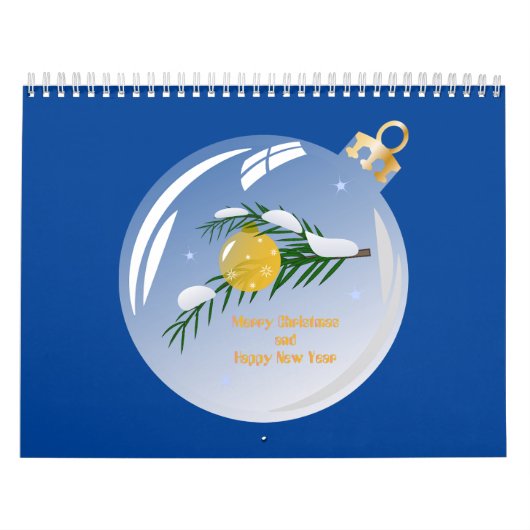Verdekte kerstbijtak in bauble kalender (Hoes)