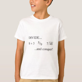 Verdelen en veroveren t-shirt