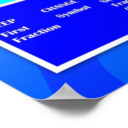 Verdelend Poster van het Anker van de Fractie {Wis (Hoek)