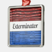 Verdelger Patriottisch Kerstversiering Metalen Ornament (Links)