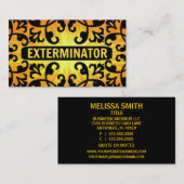 Verdelger Sunshine Damask Visitekaartje (Voorkant / Achterkant)