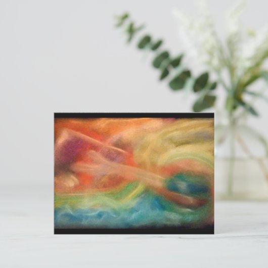 Verdeling van de wateren briefkaart (Staand voorkant)