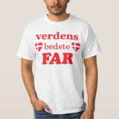VERDENS BEDSTE FAR - DEENSE VLAGS T-SHIRT (Voorkant)