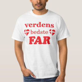 VERDENS BEDSTE FAR - DEENSE VLAGS T-SHIRT