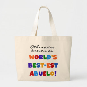 Verder bekend als Best-est Abuelo Gifts Grote Tote Bag
