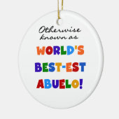 Verder bekend als Best-est Abuelo Gifts Keramisch Ornament (Links)