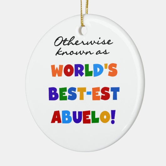 Verder bekend als Best-est Abuelo Gifts Keramisch Ornament (Links)