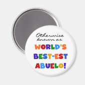 Verder bekend als Best-est Abuelo Gifts Magneet (Voorkant / Achterkant)