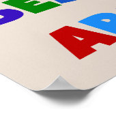 Verder bekend als Best-est Abuelo Gifts Poster (Hoek)