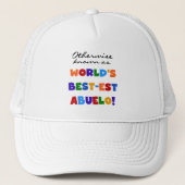 Verder bekend als Best-est Abuelo Gifts Trucker Pet (Voorkant)