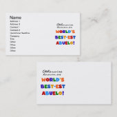 Verder bekend als Best-est Abuelo Gifts Visitekaartje (Voorkant / Achterkant)