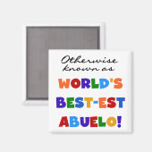 Verder bekend als Best-est Abuelo Magneet (Voorkant / Achterkant)