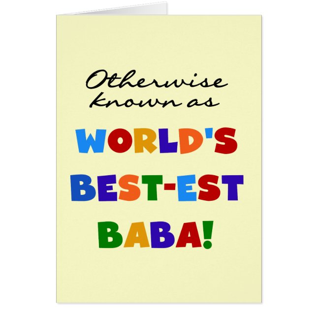 Verder bekend als Best-est Baba T-shirts en Gift (Voorkant)