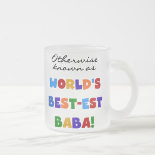 Verder bekend als Best-est Baba T-shirts en Gift Matglas Koffiemok