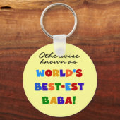 Verder bekend als Best-est Baba T-shirts en Gift Sleutelhanger (Voorkant)