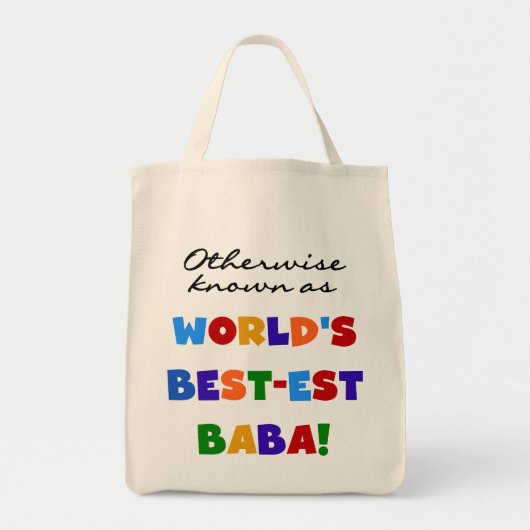 Verder bekend als Best-est Baba T-shirts en Gift Tote Bag (Voorkant)