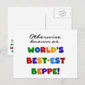Verder bekend als Best-est Beppe Briefkaart (Voorkant / Achterkant)