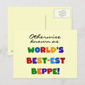 Verder bekend als Best-est Beppe Briefkaart (Voorkant / Achterkant)