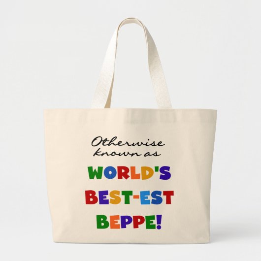 Verder bekend als Best-est Beppe Grote Tote Bag (Voorkant)
