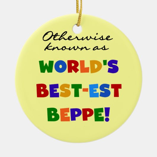 Verder bekend als Best-est Beppe Keramisch Ornament (Voorkant)