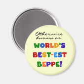 Verder bekend als Best-est Beppe Magneet (Voorkant / Achterkant)
