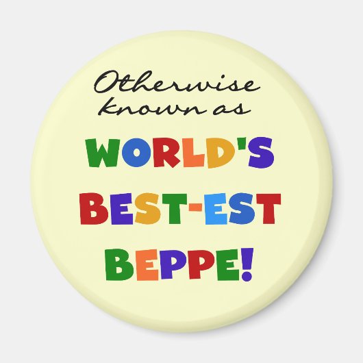 Verder bekend als Best-est Beppe Magneet (Voorkant)