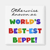 Verder bekend als Best-est Beppe Magneet (Voorkant)