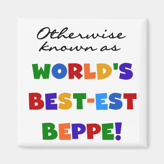 Verder bekend als Best-est Beppe Magneet (Voorkant)