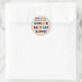 Verder bekend als Best-est Beppe Ronde Sticker (Tas)