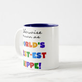 Verder bekend als Best-est Beppe Tweekleurige Koffiemok (Voorkant links)