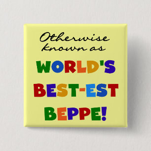 Verder bekend als Best-est Beppe Vierkante Button 5,1 Cm