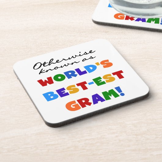 Verder bekend als Best-est Gram Gifts Drankjes Onderzetter (Linkerzijde)