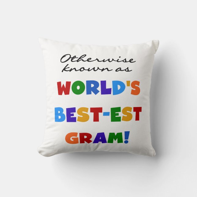 Verder bekend als Best-est Gram Gifts Kussen (Voorkant)