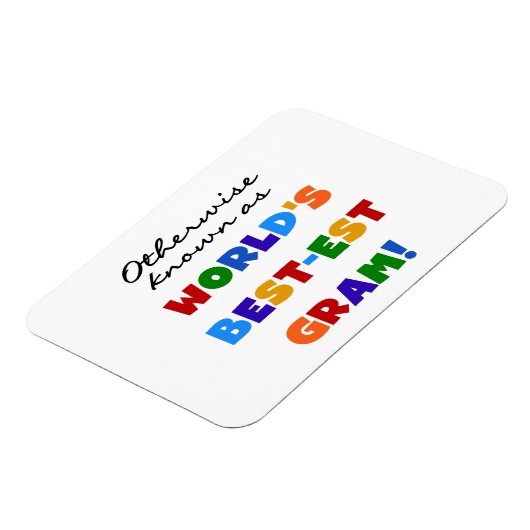 Verder bekend als Best-est Gram Gifts Magneet (Linkerzijde)