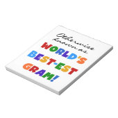 Verder bekend als Best-est Gram Gifts Notitieblok (Linkerzijde)