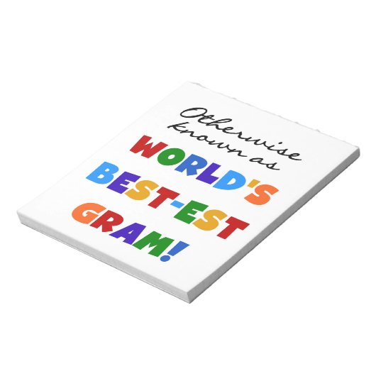 Verder bekend als Best-est Gram Gifts Notitieblok (Linkerzijde)
