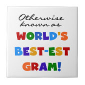 Verder bekend als Best-est Gram Gifts Tegeltje (Voorkant)