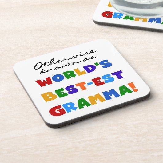 Verder bekend als Best-est Gramma Gifts Drankjes Onderzetter (Linkerzijde)