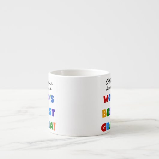 Verder bekend als Best-est Gramma Gifts Espresso Kop (Voorkant)