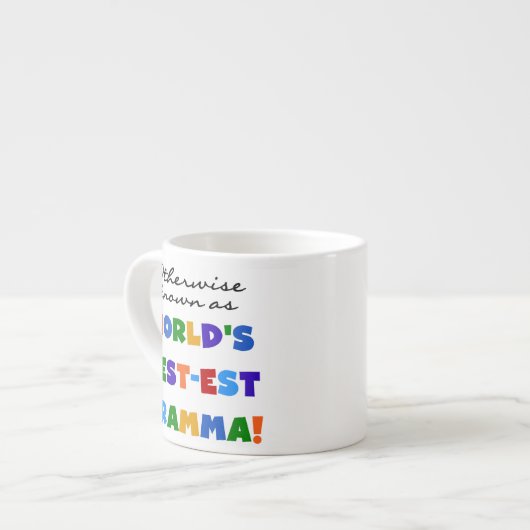 Verder bekend als Best-est Gramma Gifts Espresso Kop (Links)