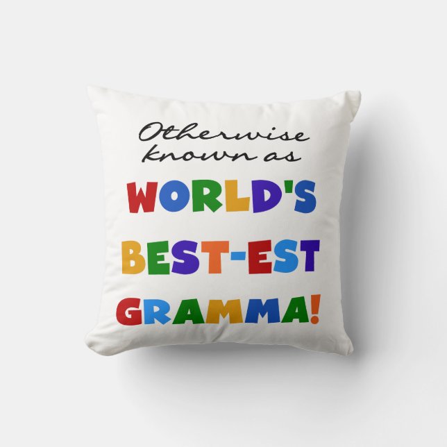 Verder bekend als Best-est Gramma Gifts Kussen (Voorkant)