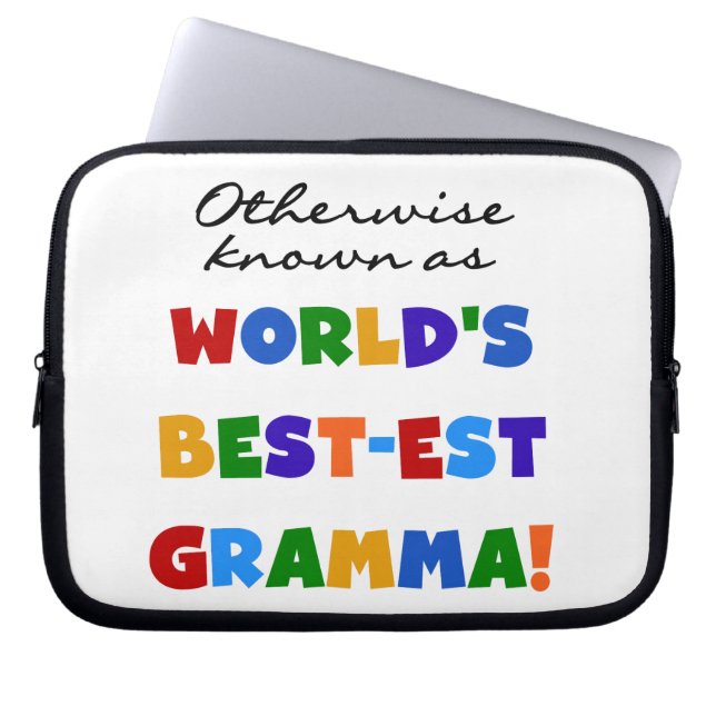 Verder bekend als Best-est Gramma Gifts Laptop Sleeve (Voorkant)