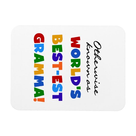 Verder bekend als Best-est Gramma Gifts Magneet (Horizontaal)